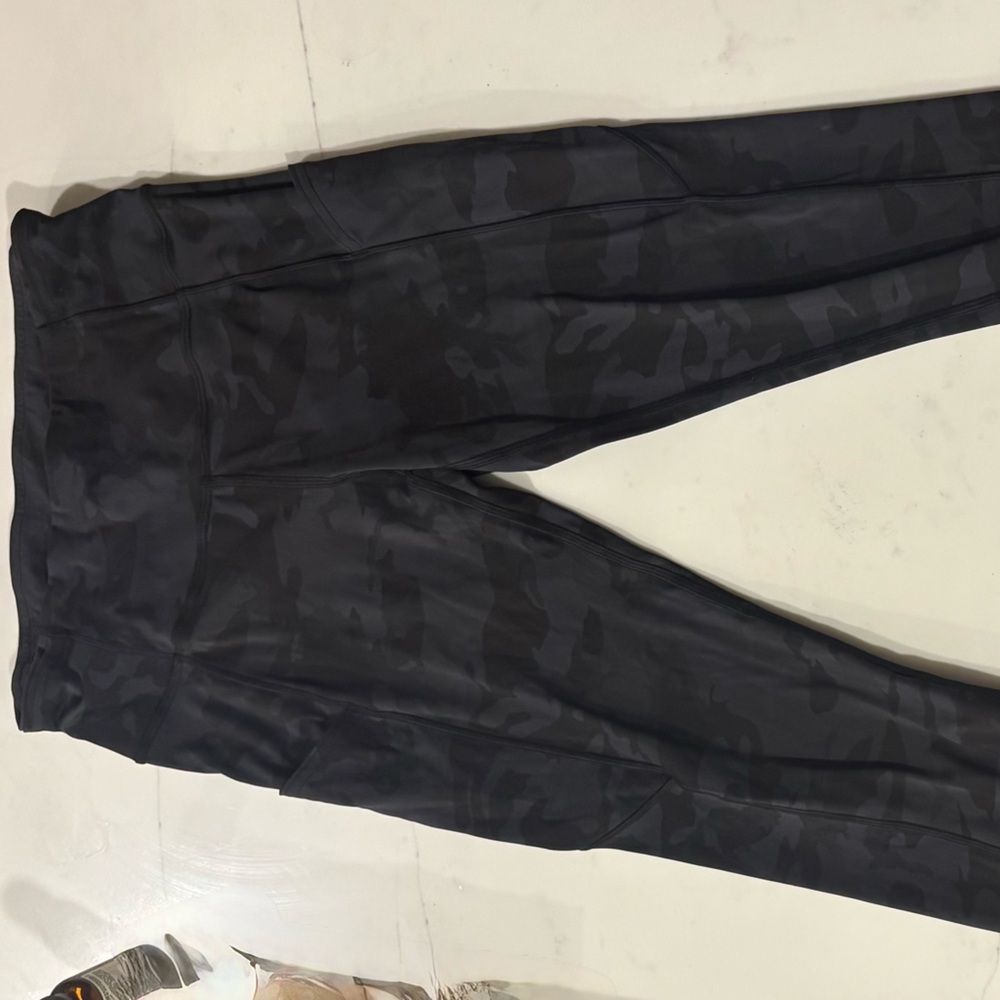 lululemon athletica Black Camo Leggings